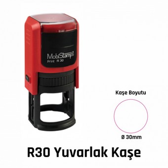 Mobistamps Print R30 Yuvarlak Kaşe Boyutu Hakkında