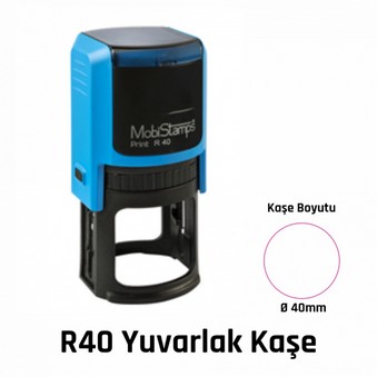 Mobistamps Print R40 Yuvarlak Kaşe Boyutu Hakkında