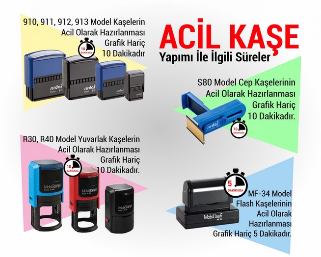 Acil Kaşe Yapımı Hakkındaki Süreler