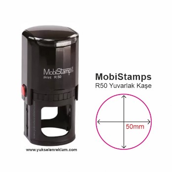 Mobistamps Print R50 Yuvarlak Kaşe Boyutu Hakkında