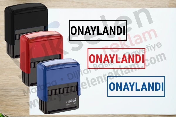 Onaylandı Kaşesi
